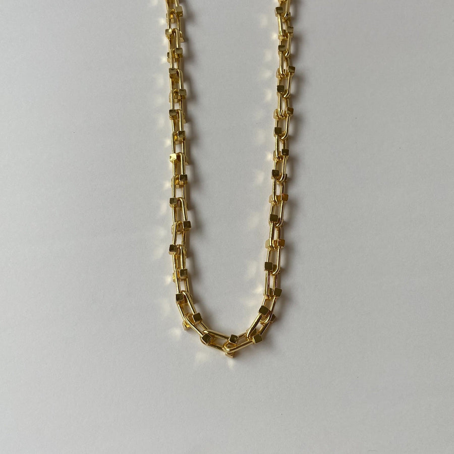 gold filled u link chain